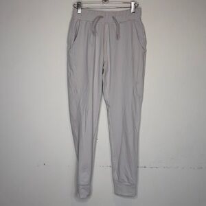 Alphalete Silver Joggers: Size Small
